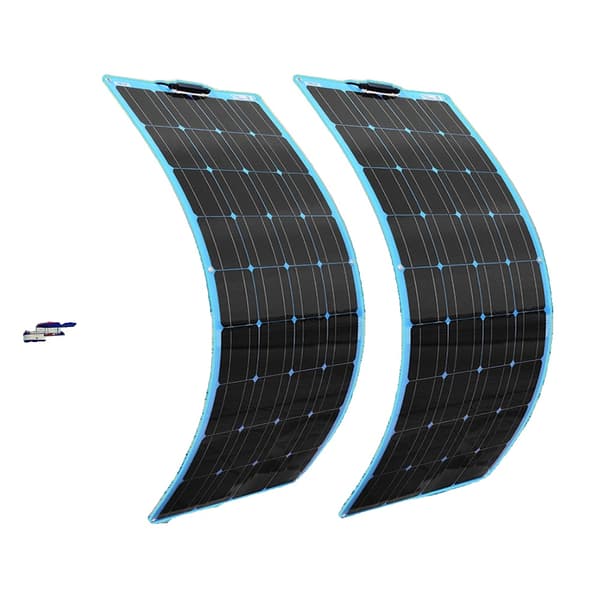 Flexibelt solpanel kit, halvflexibel design, hög effektivitet 150W/100W,300W 2 stycken 150W