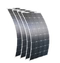 Miniatyrbild 1 av 2: Flexibelt solpanel 100W, Hög Effektivitet 21,8%, Monokristallin PET,400W Solpanel