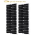 Miniatyrbillede 2 af 2: Stift solpanel 50W, Høj Effektivitet, Hærdet Glasoverflade,100W