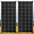 Miniatyrbillede 2 af 2: Monokrystallinsk Solpanel 120W, Høj Effektivitet 21.8%, Holdbar og Kompakt Design,2x120w