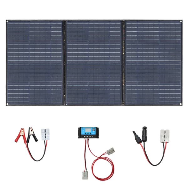 Foldbart Solpanel, Høj Effektivitet Monokrystallinsk, Vandtæt Design,150W