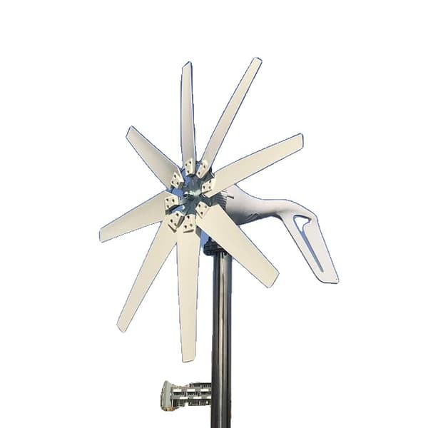 Vindkraftverksgenerator, 3000w Effektutgång, Gratis Grön Energilösning, 24V, Med gratis kontroll, 3000W 8 Blad