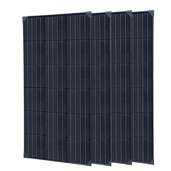 WUZECK Solpanel Kit, 100W till 400W Alternativ, Hög Effektivitet, Lätt Design,400W solpanel