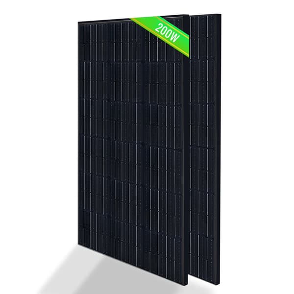 WUZECK Solpanel Kit, 100W till 400W Alternativ, Hög Effektivitet, Lätt Design,200W solpanel