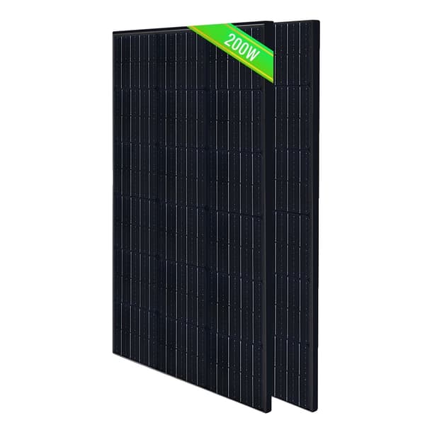 WUZECK Solpanel Kit, 100W till 400W Alternativ, Hög Effektivitet, Lätt Design,200W solpanel