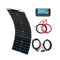 Miniatyrbillede 2 af 2: Fleksibelt solpanel kit, høj effektivitet, vandtæt IP67,12V 50W Solarkit12V 50W Solarkit