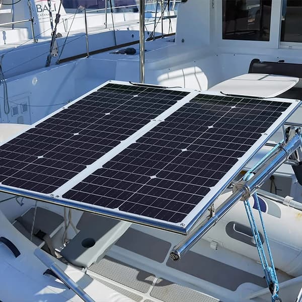 Solpanelssats, Flexibel Design, Hög Effektivitet, 2x50W panel