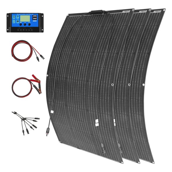 ETFE Fleksibelt Solpanel Kit, Høj Effektivitet 23%, Letvægtsdesign,solarkit 300w