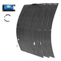 Miniatyrbillede 1 af 2: ETFE Fleksibelt Solpanel Kit, Høj Effektivitet 23%, Letvægtsdesign,solarkit 300w
