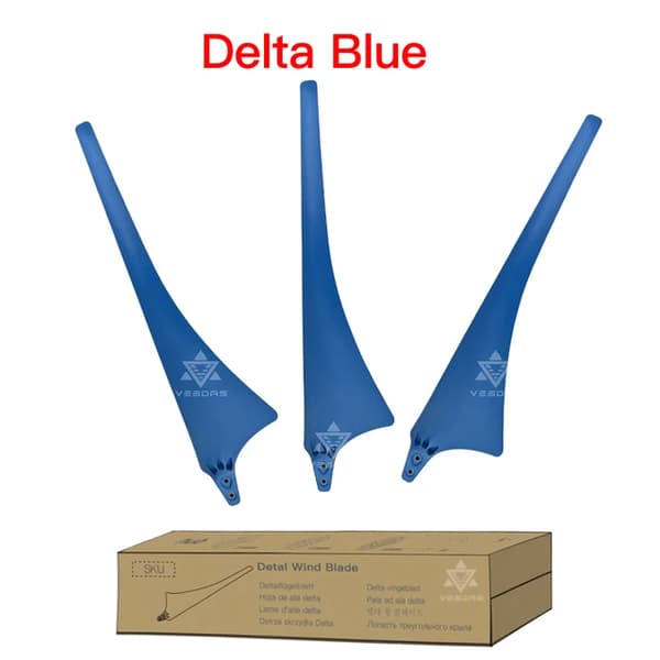 Tuuliturbiinigeneraattorin siipi, korkeahiilinen kuitu, Delta Flügel, 3 Delta Blue