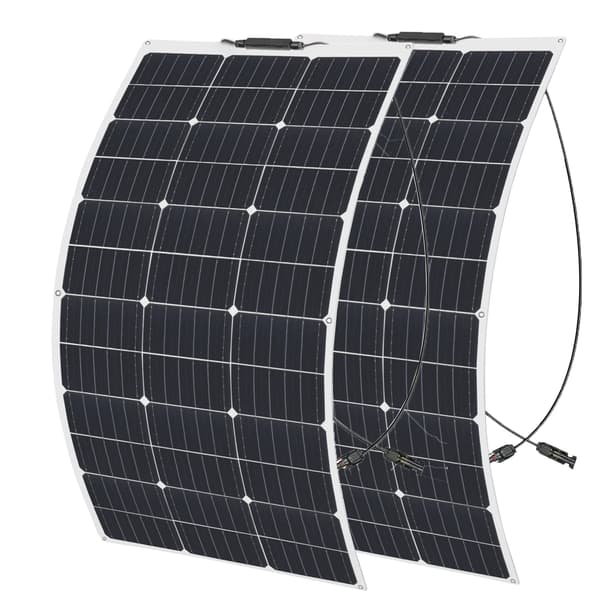 Fleksibelt solpanel kit, 100W/200W, Høj effektivitet monokrystallinske celler,200W Solpanel