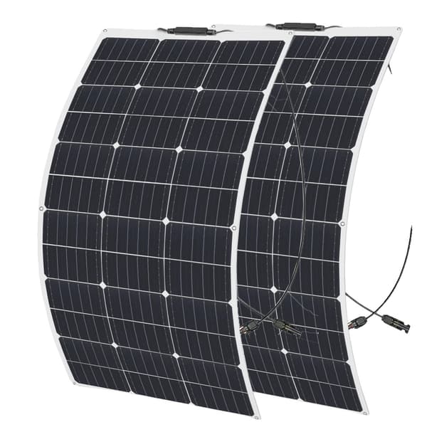 Fleksibelt solpanel kit, 100W/200W, Høj effektivitet monokrystallinske celler,200W Solpanel
