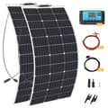 Miniatyrbillede 2 af 2: Fleksibelt solpanel kit, 100W/200W, Høj effektivitet monokrystallinske celler,200W Solarkit