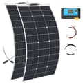 Miniatyrbillede 1 af 2: Fleksibelt solpanel kit, 100W/200W, Høj effektivitet monokrystallinske celler,200W Solarkit