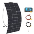 Miniatyrbild 1 av 2: Flexibelt solpanel kit, 100W/200W, högeffektiva monokristallina celler.,12V 100W