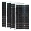 Miniatyrbild 2 av 2: 100W Solpanel, Hög Effektivitet Monokristallin, Mångsidig Batterikompatibilitet 1050x530x25mm,4 stycken solpaneler