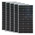 Miniatyrbillede 1 af 2: 100W Solcellepanel, Høj Effektivitet Monokrystallinsk, Fleksibel Batterikompatibilitet 1050x530x25mm,5 stk. Solpaneler