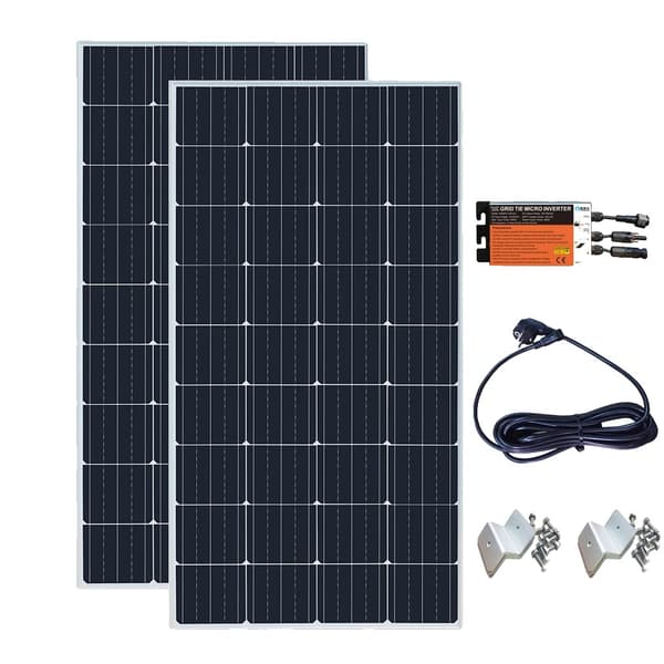 Solpanelssystem, hög effektivitet monokristallin, plug-and-play-installation,400w plug and play