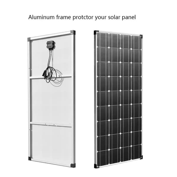 Solpanel, 120W effektutgång, 18V spänning, flexibla och hållbara alternativ,ram solpanel