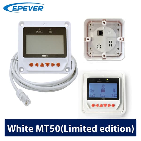 Solregulator, WiFi-anslutning, Fjärrövervakning, vit MT50