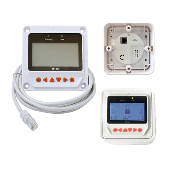 Solregulator, WiFi-anslutning, Fjärrövervakning, vit MT50
