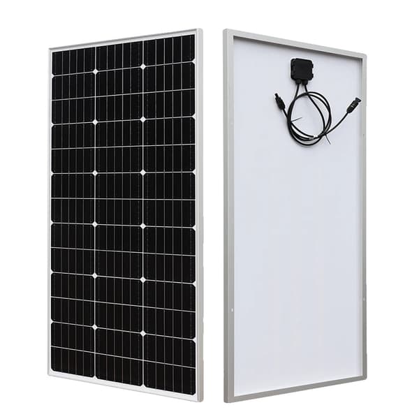 150W Monokrystallinsk Solpanel, Høj Effektivitet, Holdbar Konstruktion,Glas Solcellepanel