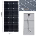 Miniatyrbild 2 av 2: 150W Monokristallin solpanel, hög effektivitet, hållbar konstruktion,PET Solpanel