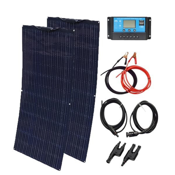 Korkean tehokkuuden aurinkopaneelisarja, 50W/100W monokristallinen, joustava muotoilu,100W pakkaus musta
