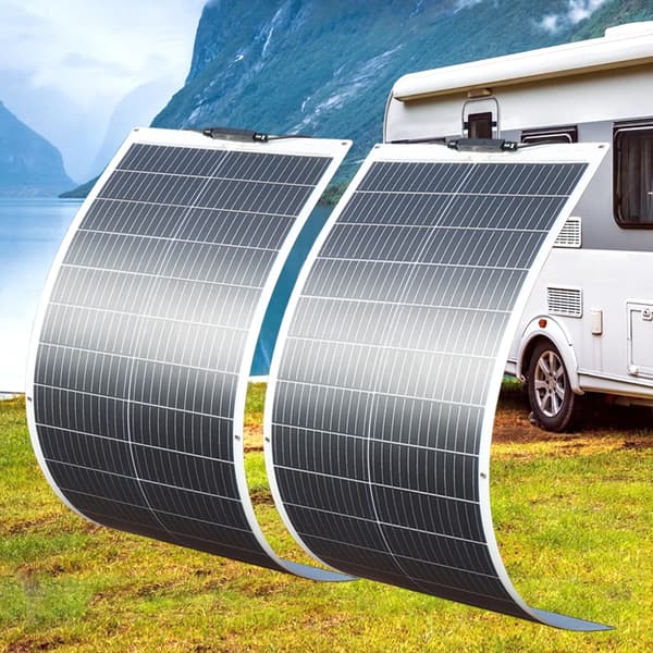 Fleksibel Solpanel, 100w Effekt, Monokrystallinsk Materiale,240w 2stk 120w