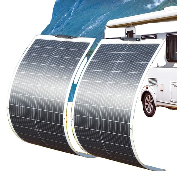 Fleksibel Solpanel, 100w Effekt, Monokrystallinsk Materiale,240w 2stk 120w
