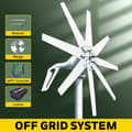 Miniatyrbild 2 av 2: Vindkraftverk Turbin Generator, MPPT Kontroller, Låg Ljudnivå, 12V, Off Grid System, 1000W
