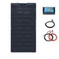 Miniatyrbillede 2 af 2: Solcelle Kit, 200W Fleksible Paneler, 12V Batteri Kompatibilitet, 12V 100W sæt
