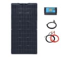 Miniatyrbillede 1 af 2: Solcelle Kit, 200W Fleksible Paneler, 12V Batteri Kompatibilitet, 12V 100W sæt