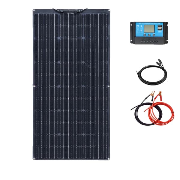 Solcelle Kit, 200W Fleksible Paneler, 12V Batteri Kompatibilitet, 12V 100W sæt