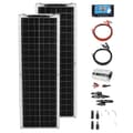 Miniatyrbillede 1 af 2: Fleksibelt Solpanel Kit, 100W Udgang, Intelligent Opladningsteknologi,12v 220V system