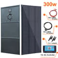 Miniatyrbillede 2 af 2: Solpanel, 150W Output, Letvægtsdesign, Høj Effektivitet,300w 12v 24v sæt