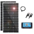 Miniatyrbild 1 av 2: Solpanelssats, 240w Effektutgång, Monokristallin Effektivitet,240 watt 12 volt 24 volt 20 ampere kit