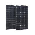 Miniatyrbillede 2 af 2: 100W Fleksibelt Solpanel, Høj Effektivitet, Letvægt & Vandafvisende,2 stk 100W