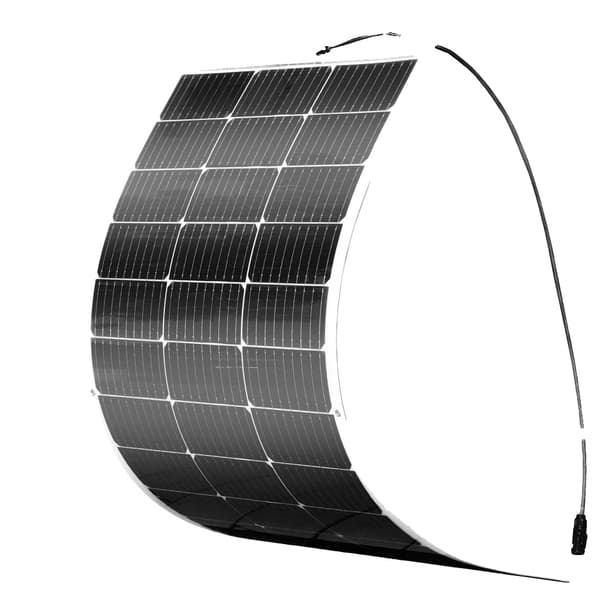 XINPUGUANG 12V Flexibelt Solpanel, 100W / 50W Alternativ, Hög Effektivitet 24%, Lättviktsdesign,100W Solpanel