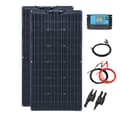 Miniatyrbillede 2 af 2: Solcelle Kit, 200W Fleksible Paneler, 12V Batteri Kompatibilitet, 12V 200W sæt