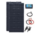 Miniatyrbillede 1 af 2: Solcelle Kit, 200W Fleksible Paneler, 12V Batteri Kompatibilitet, 12V 200W sæt