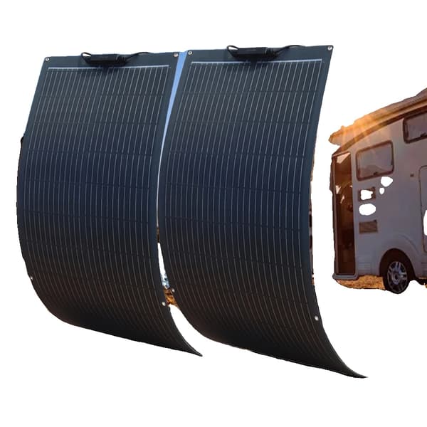 Flexibelt solpanelset, 240W kapacitet, vattentålig design,240w 2st 120w