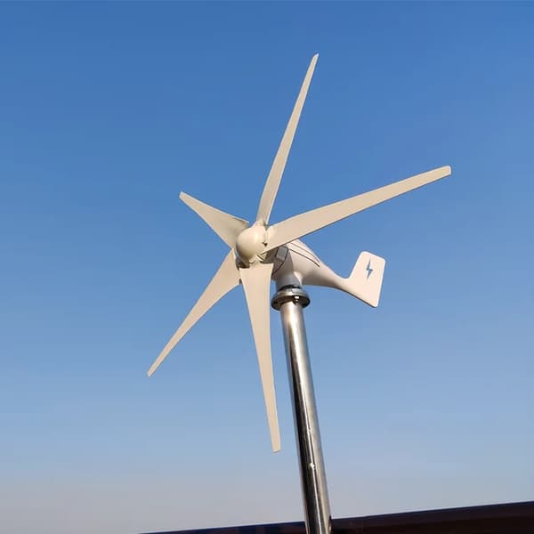 Vindkraftverk, Snabb Leverans, Solcells Laddningskontroll, 48V, Gratis MPPT-kontroller, 3000W 5 Blad