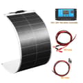 Miniatyrbild 2 av 2: Flexibelt solpanel 100W, Hög Effektivitet, Lättviktig och Hållbar,100W Solpanel Kit
