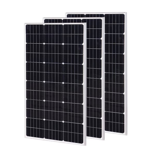 Solpanelssystem, högpresterande monokristallina, mångsidiga tillämpningar,3 st solpaneler
