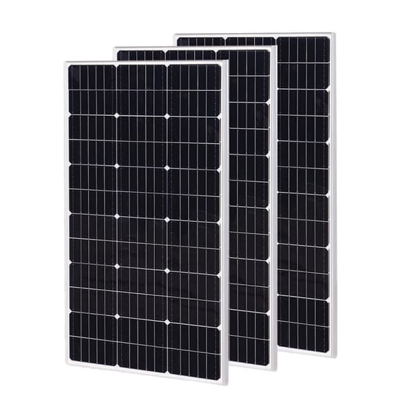 Solpanelssystem, högpresterande monokristallina, mångsidiga tillämpningar,3 st solpaneler