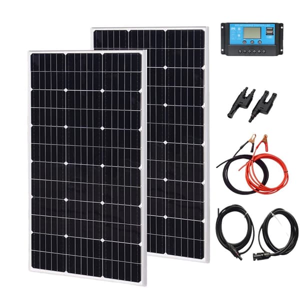 Solpanel System, Høj Effektivitet Monokrystallinsk, Alsidige Anvendelser,12V24V 200W solarkit