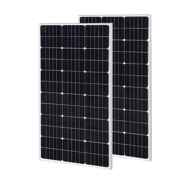Solpanelssystem, högpresterande monokristallina, mångsidiga tillämpningar,2 st solpaneler