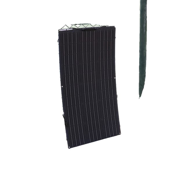 Fleksibelt Solcellepanel, 150W Maksimal Effekt, Høj Effektivitet Monokrystallinsk Celle,100 watt 19,8 volt