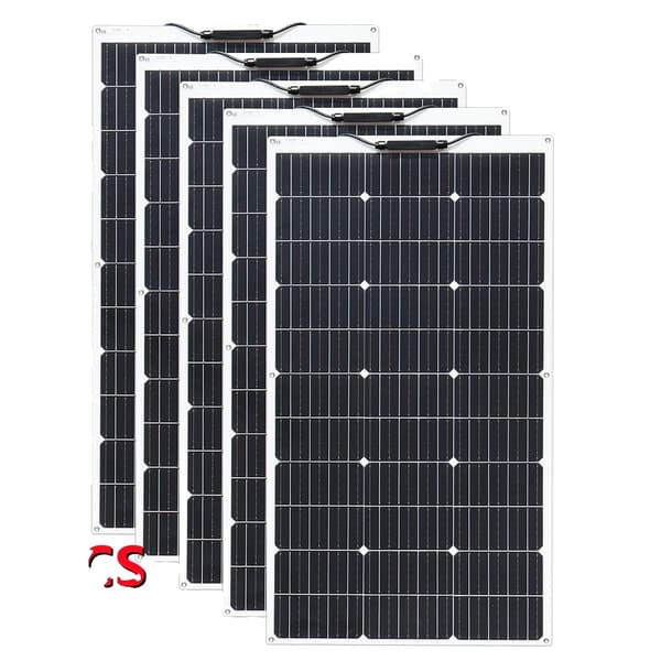 Solpanel, Fleksibelt Design, Høj Effektivitet,500W
